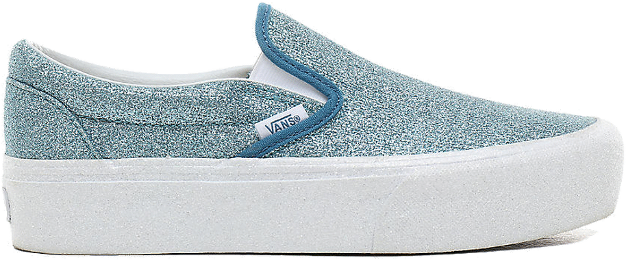 vans glitter platform