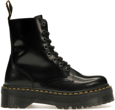 Dr. Martens Jadon Platform Boots Black Smooth Leather 15265001