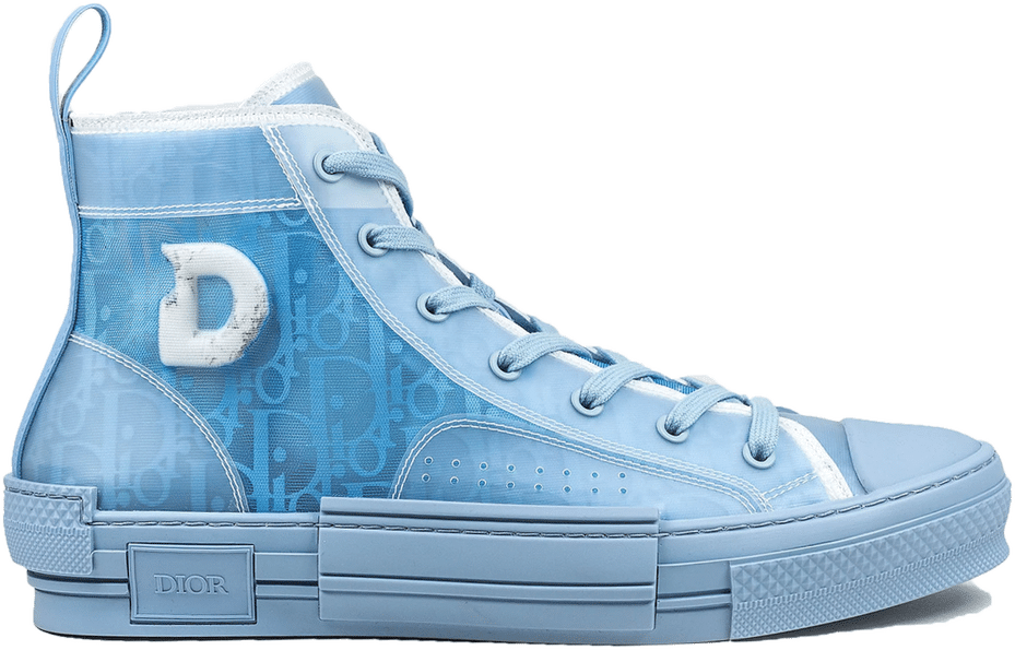 Dior B23 High Top Daniel Arsham Light Blue 3SH118YUP H561