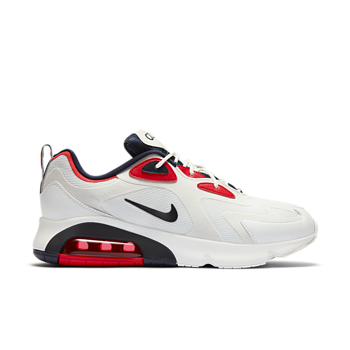 Nike Air Max 200 White Red Obsidian CT1262-101