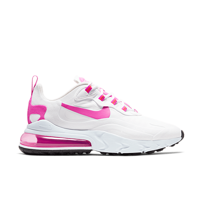 Nike Air Max 270 React White Fire Pink (Women’s) CJ0619-100