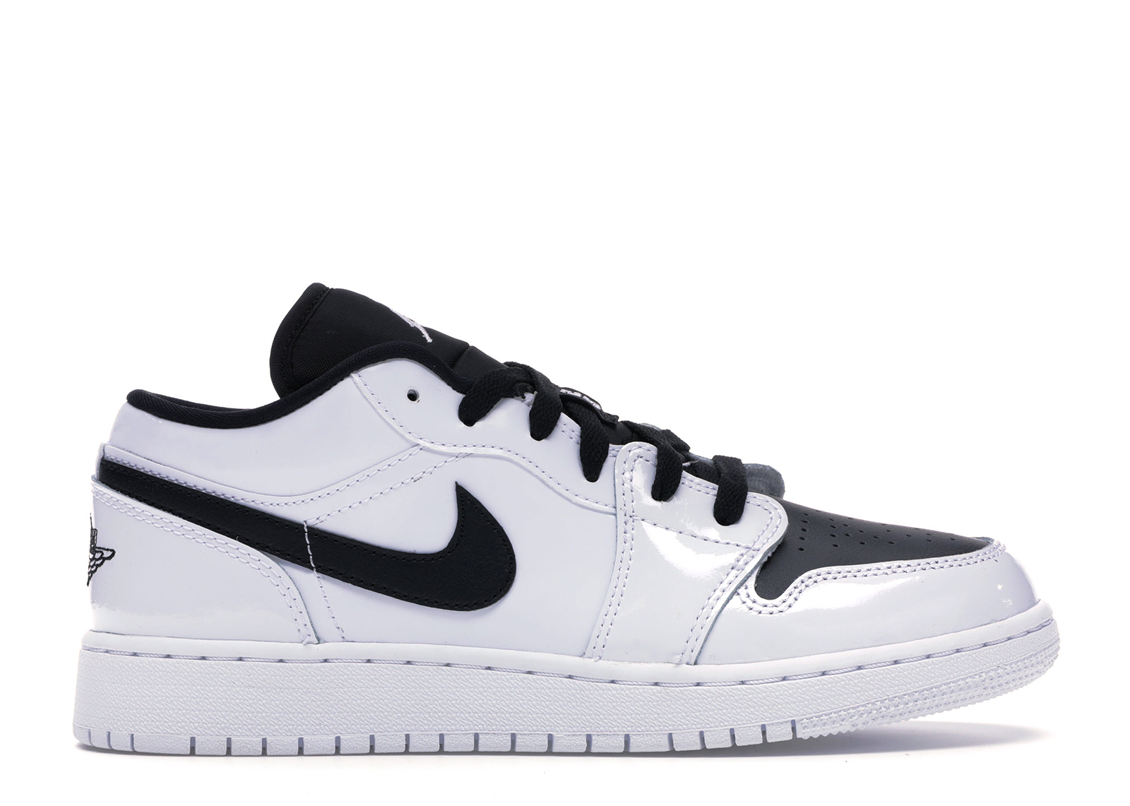 Jordan 1 Low White Black Patent GS 553560 103