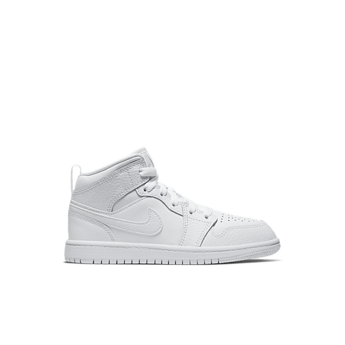 Air Jordan 1 Mid PS White/White-White white 640734-130 beschikbaar in jouw maat