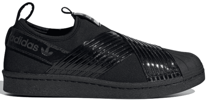 Adidas superstar slip on triple sales black