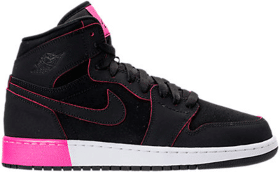 Jordan 1 Retro High Black Hyper Pink White (GS) 332148-024