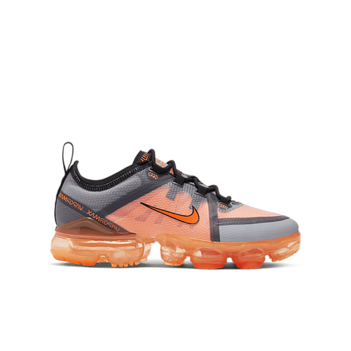 Nike Air VaporMax 2019 GS ‘Grey Total Orange’ Grey AJ2616-013