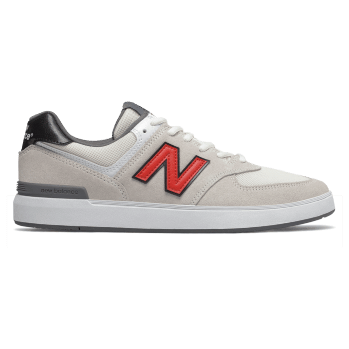 New Balance All Coasts 574  White/Red AM574WHR