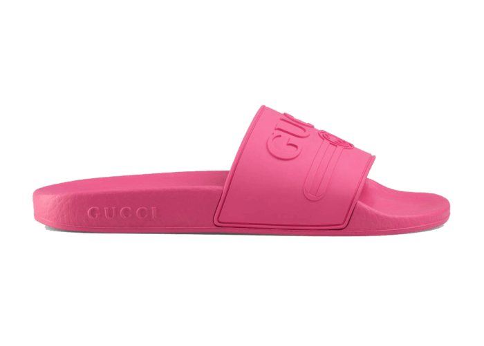 Gucci Logo Slide Pink Rubber (Women’s) 525140 JCZ00 5516