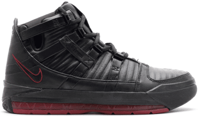 Nike LeBron 3 Black Crimson (GS) 312168-004
