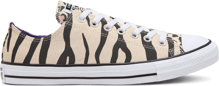 Converse Twisted Archive Prints Chuck Taylor All Star Low Top Shoe Driftwood/Black/Light Fawn 166717C