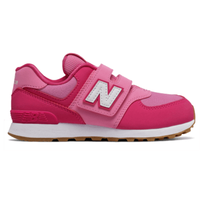New Balance Hook and Loop 574  Exuberant Pink/Candy Pink YV574DMP