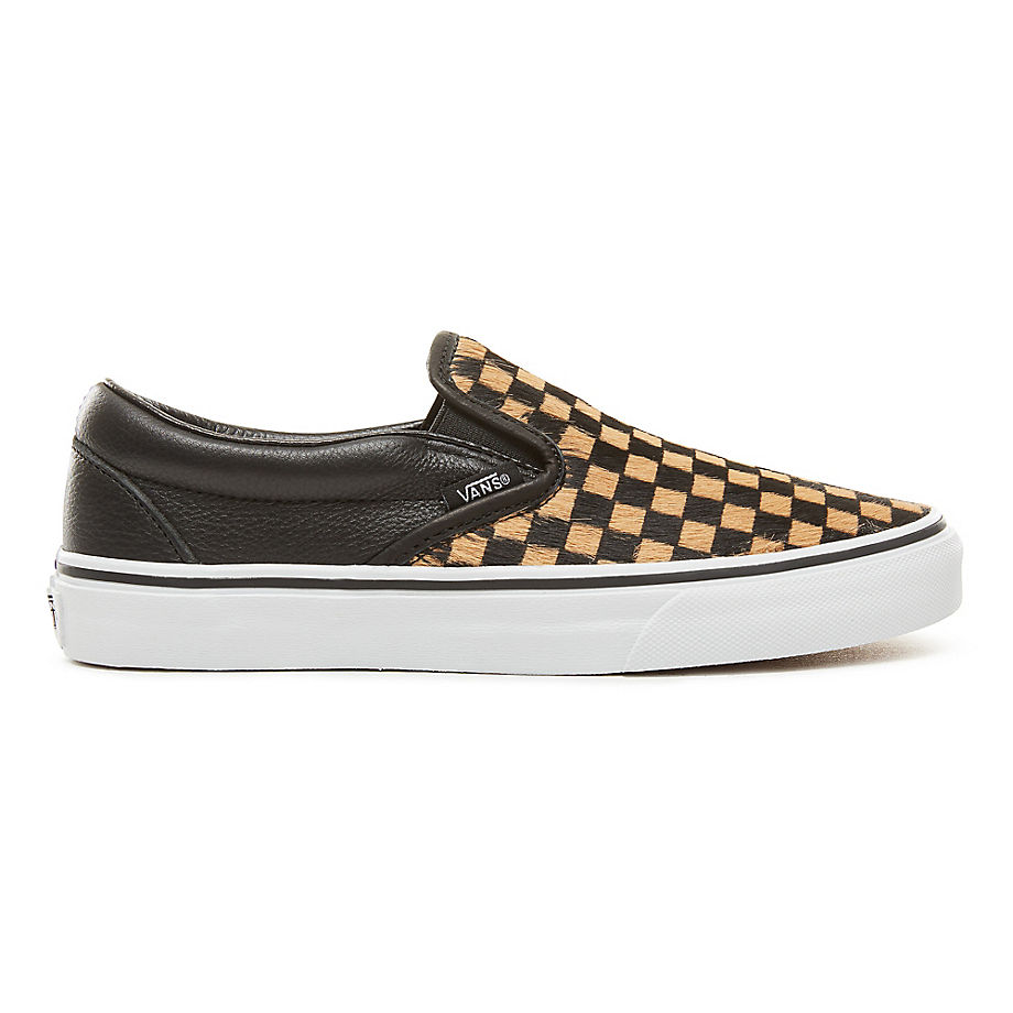 vans calf hair checkerboard