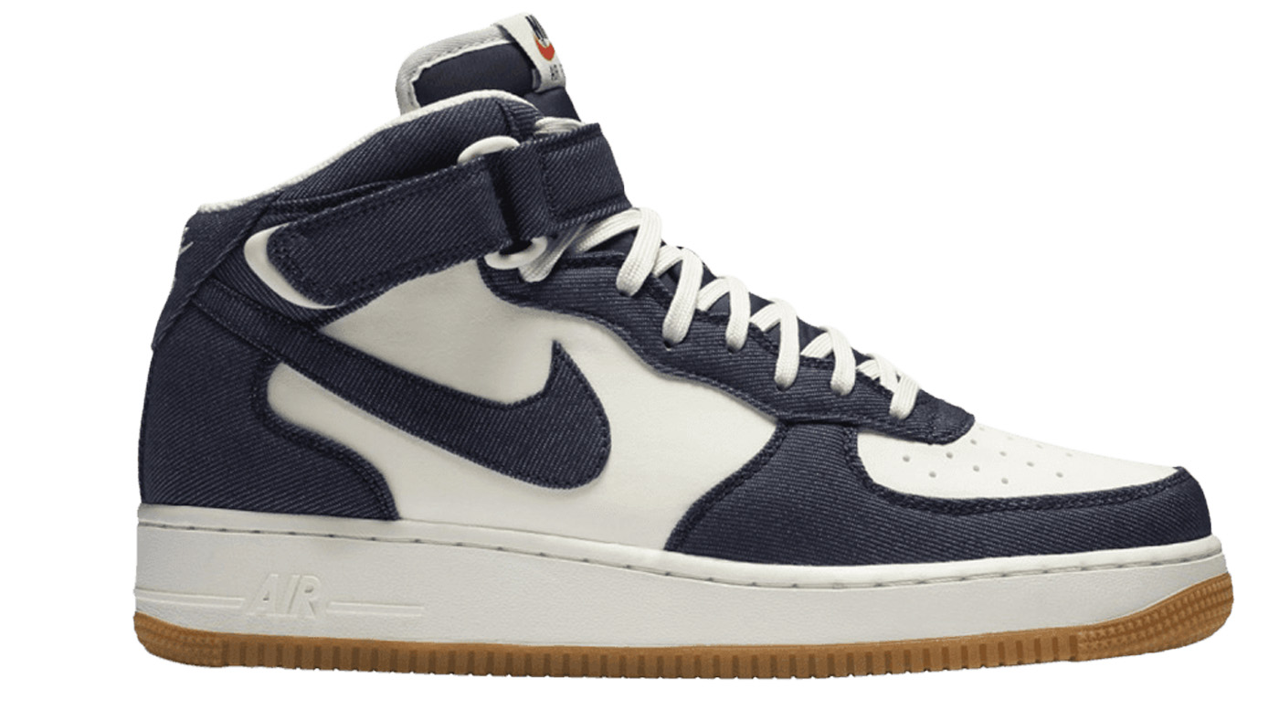 Nike Air Force 1 Mid '07 Denim Gum 315123-408 | Blauw