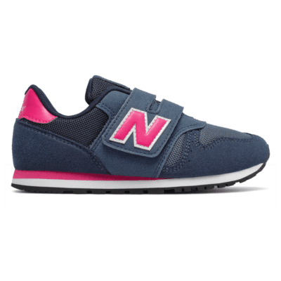 New Balance 373 Hook and Loop  Stone Blue/Exuberant Pink YV373AB