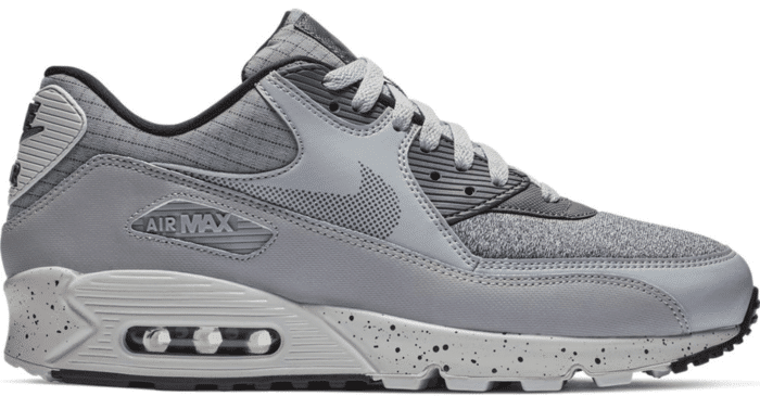 nike air max 90 wolf grey black