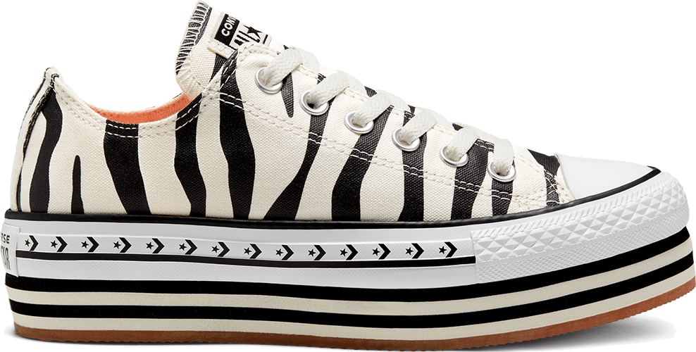 converse low top platform black
