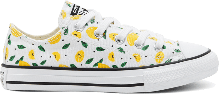 Converse Summer Fruits Chuck Taylor All Star Low Top voor kids White/Yellow/Green 668292C