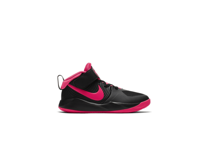 Nike Team Hustle D 9 Black Racer Pink (PS) AQ4225-002