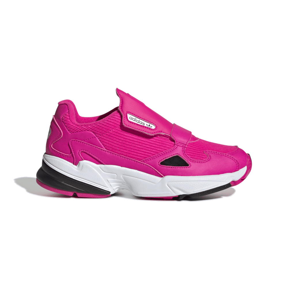 adidas originals falcon rx cord trainers in black and pink