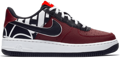Nike Air Force 1 Low Team Red Black White (GS) 820438-607