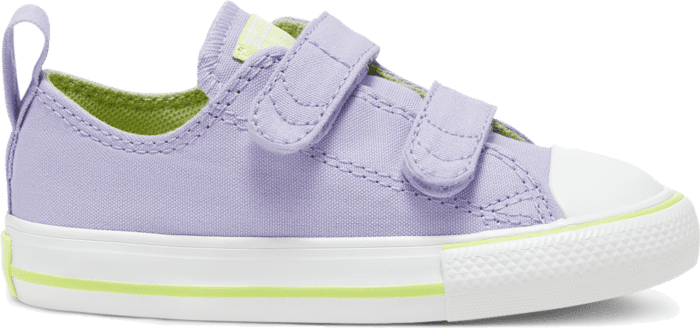 Converse Toddler Seasonal Color Easy-On Chuck Taylor All Star Low Top Moonstone Violet/Lemongrass 767792C