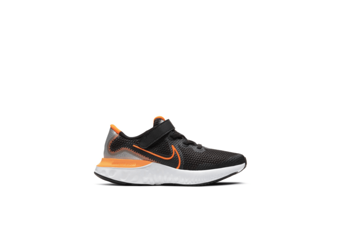 Nike Renew Run Black Total Orange (PS) CT1436-001