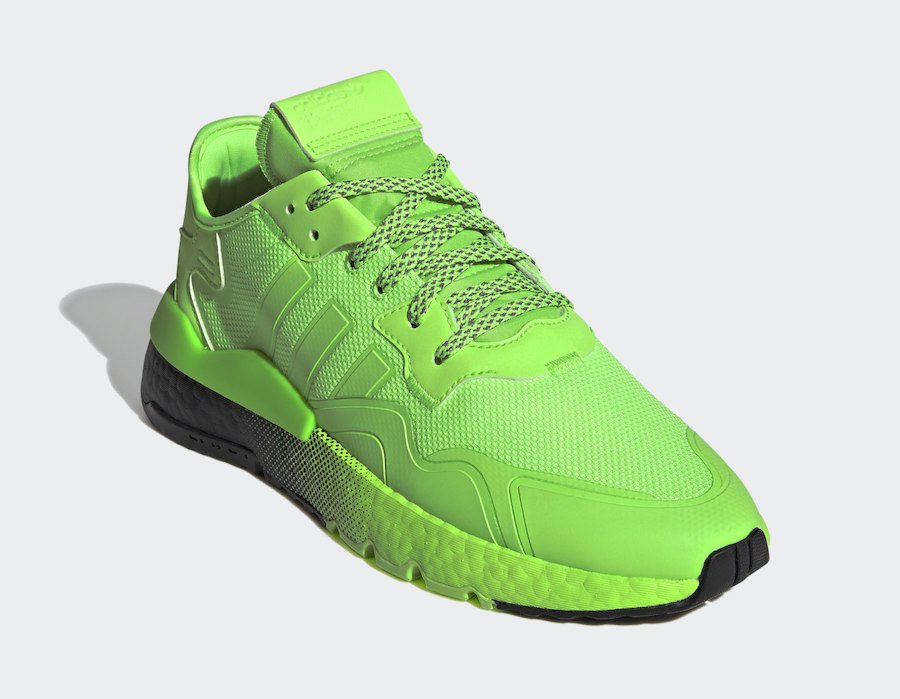 adidas nite jogger bright green