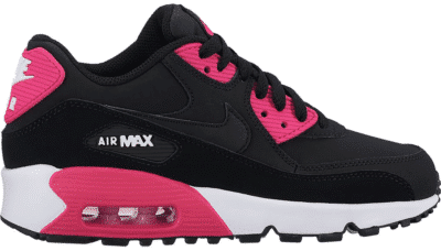 Nike Air Max 90 Leather Black Pink Prime (GS) 833376-010