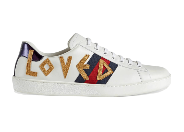 Gucci Ace Embroidered Love _497090 DOPE0 9095