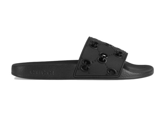Gucci Slide Black Rubber (W) 573922 JDR00 1000