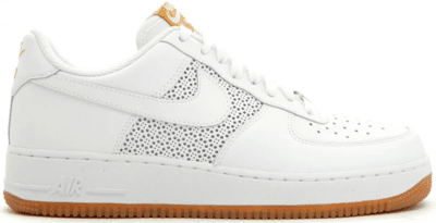 Nike Air Force 1 Low Perforated Sidepanels White Gum 315122-992