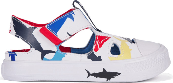 Converse Shark Bite Chuck Taylor All Star Superplay Sandaal Low Top voor peuters White/Obsidian/Coast 768149C