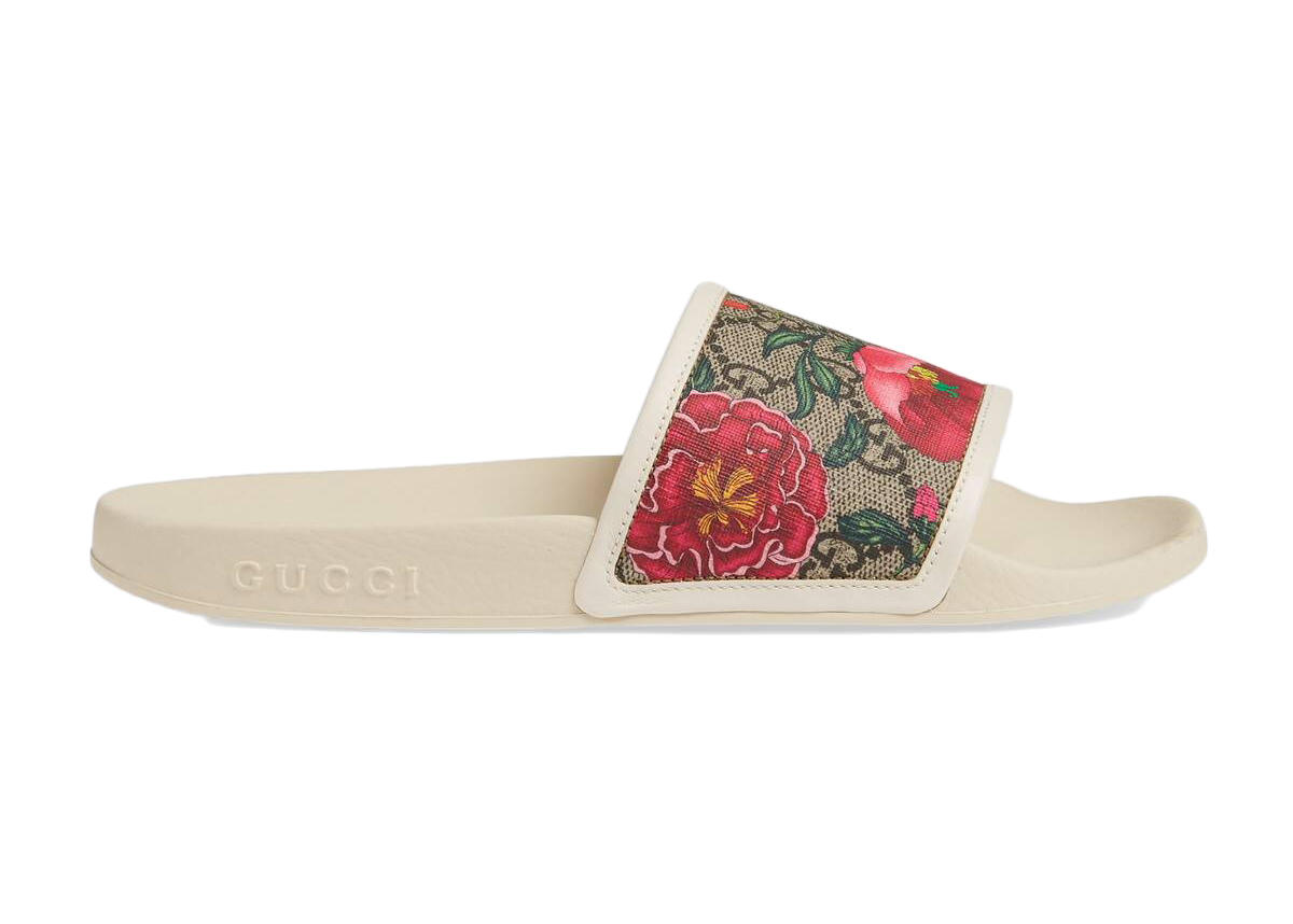 gucci slides with flowers