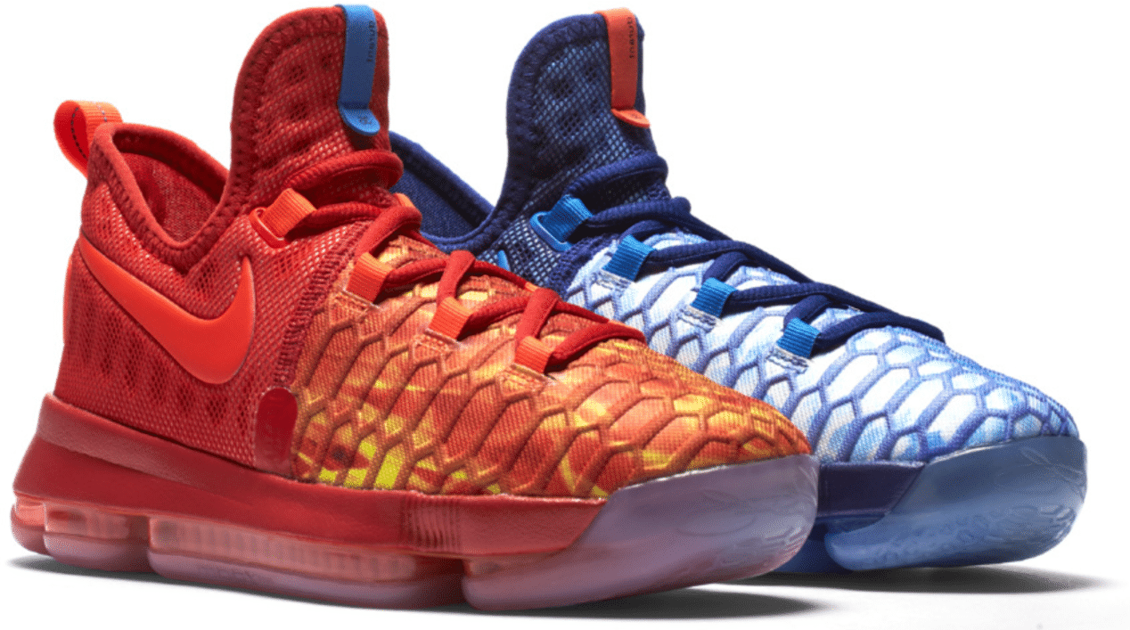 nike fire and ice kd 9