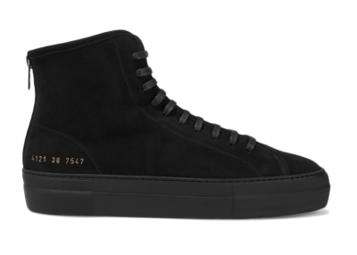 Common Projects Tournament Suede High Black (W) 4121 XX 7547
