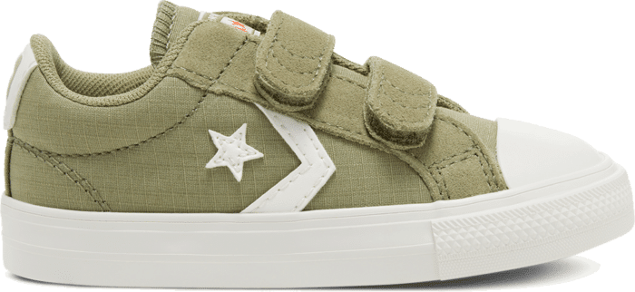 Converse Ripstop Easy-On Star Player Low Top voor peuters Street Sage/Vintage White 767548C