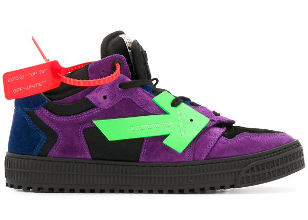 Off-White Off Court Low Top Purple Green OMIA151R20D380592940