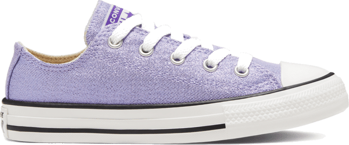 Converse Summer Sparkle Chuck Taylor All Star Low Top voor kids Moonstone Violet/Natural Ivory 667572C