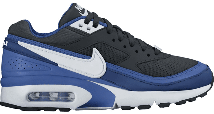 Scully tuin Arresteren Nike Air Max BW Black White Game Royal (GS) 820344-002