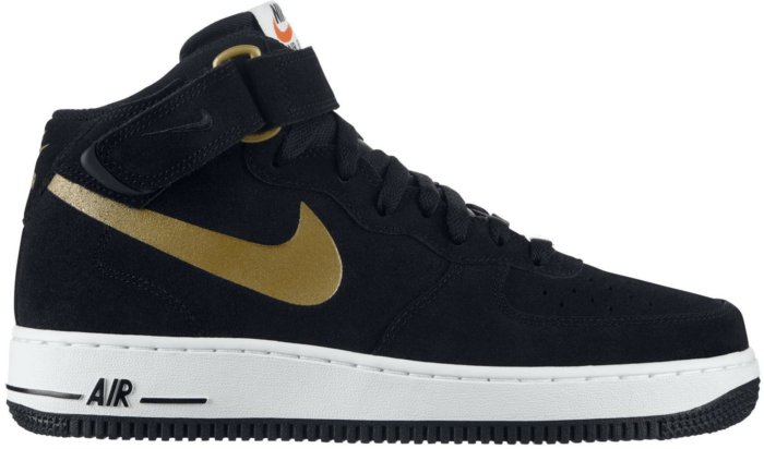 Nike Air Force 1 Low Black Metallic 