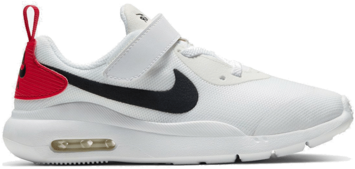 Nike Air Max Oketo Sneakers Klittenband Kids Wit Zwart Rood Wit AR7420-102