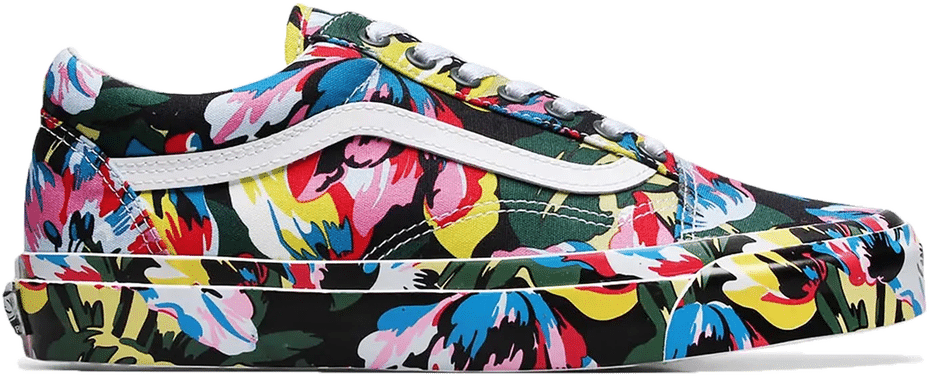 vans kenzo floral shoes