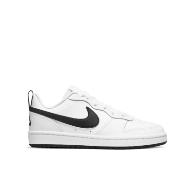 Nike Court Borough Low 2 White Black (GS) BQ5448-104