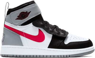 Jordan 1 High FlyEase Black Particle Grey Gym Red (GS) CT4897-002
