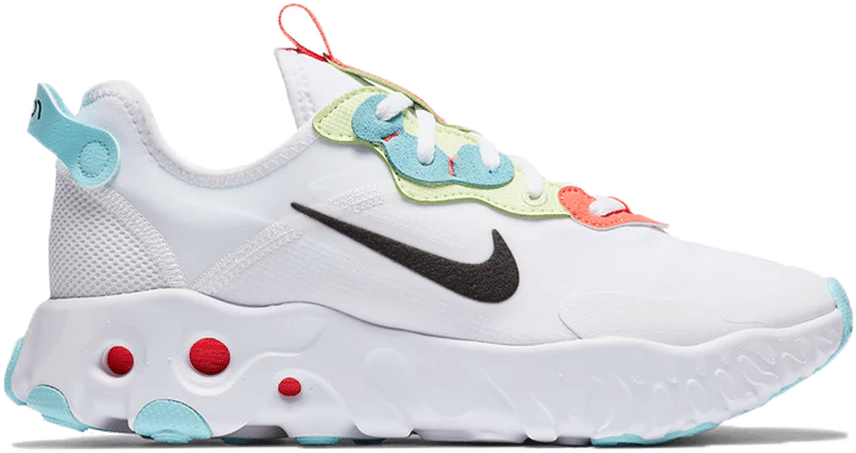 Nike React Art3mis Wmns Shoes CN8203-101 White/Bright Crimson/Barely Volt/Black | KATH STORE