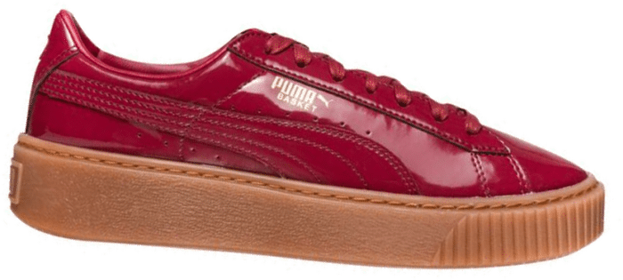 Sneakers Wns Basket Platform Patent by Puma Rood 363314/04