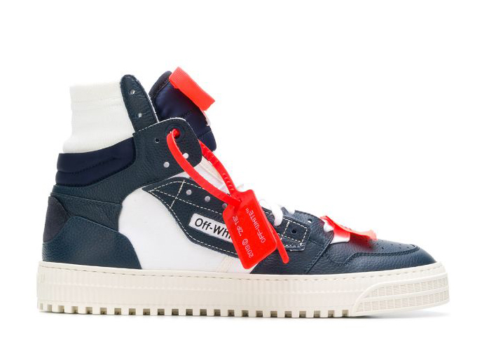 OFF-WHITE Off Court High Top Navy OMIA065F18A420123001