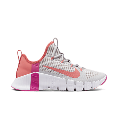 Nike Free Metcon 3 Vast Grey Fire Pink (Women’s) CJ6314-068