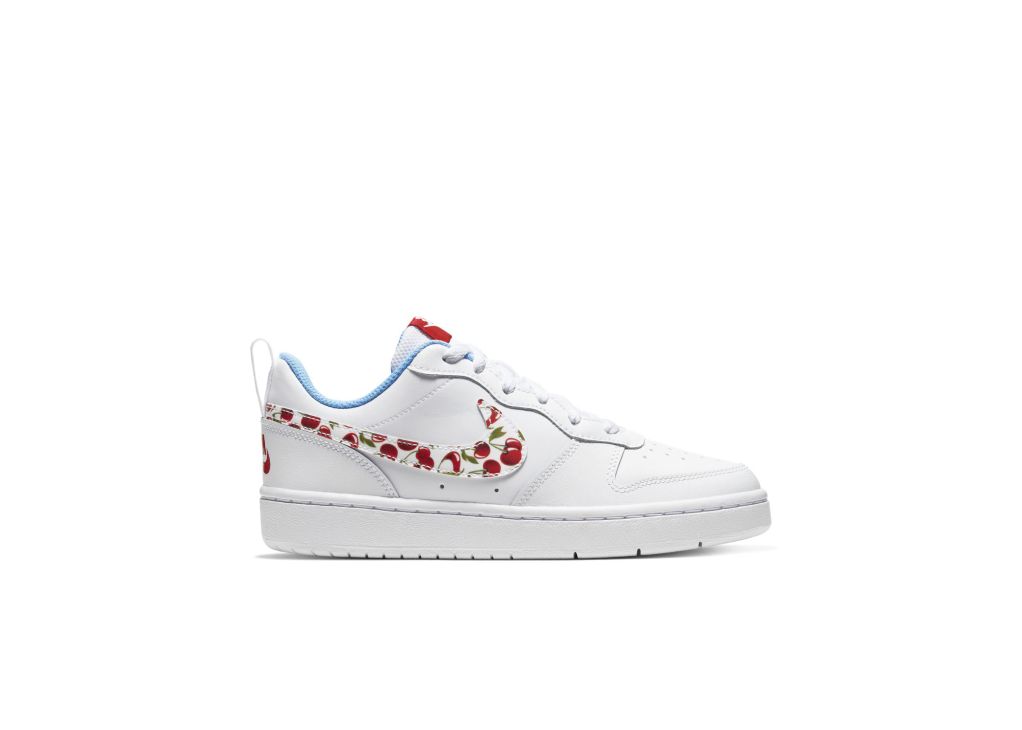 Nike Court Borough Low 2 White Cherry (GS) CJ2238-100 | Wit