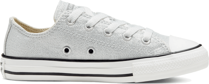 Converse Summer Sparkle Chuck Taylor All Star Low Top voor kids Photon Dust/Natural Ivory 667571C